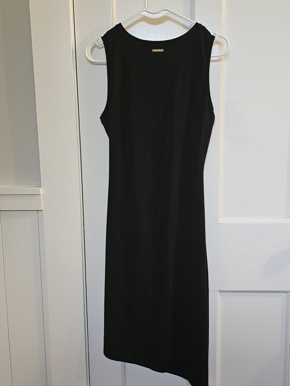 Michael Kors Sleeveless Black Midi Dress Small - Picture 2 of 4